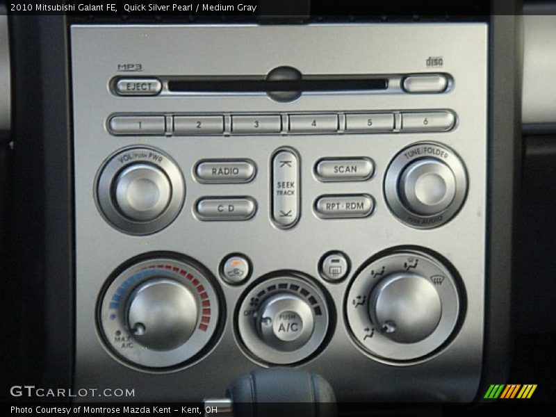 Quick Silver Pearl / Medium Gray 2010 Mitsubishi Galant FE