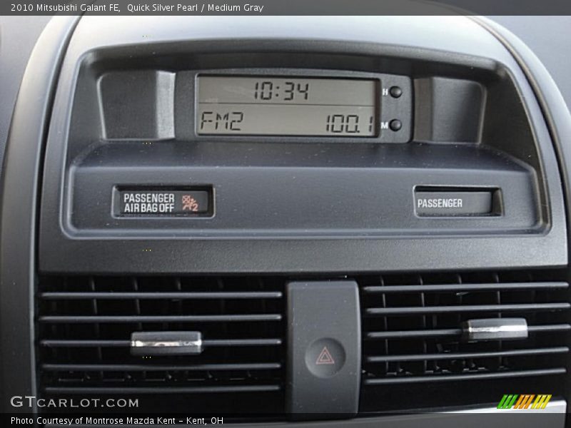 Quick Silver Pearl / Medium Gray 2010 Mitsubishi Galant FE