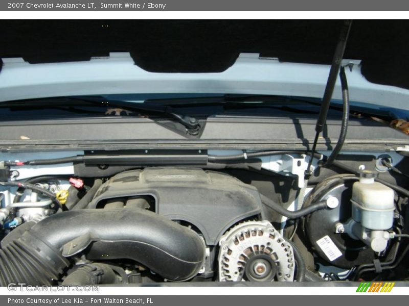 Summit White / Ebony 2007 Chevrolet Avalanche LT