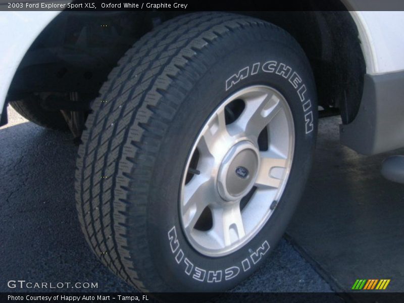 Oxford White / Graphite Grey 2003 Ford Explorer Sport XLS
