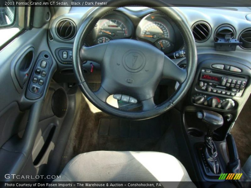 Black / Dark Pewter 2003 Pontiac Grand Am GT Sedan