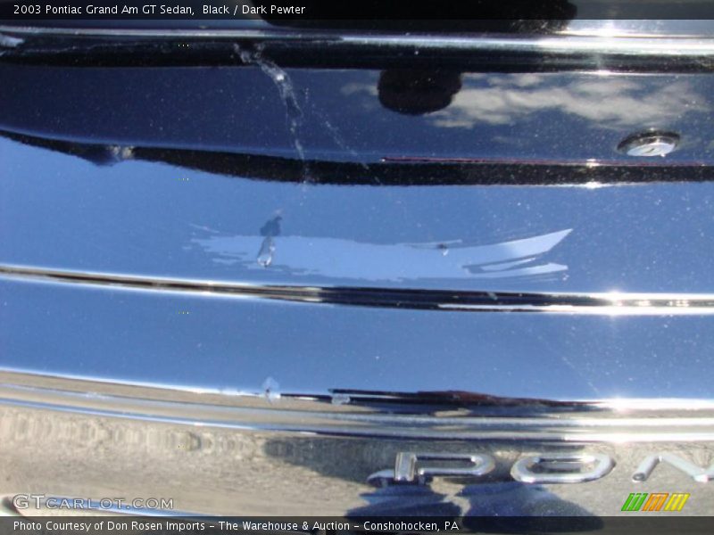 Black / Dark Pewter 2003 Pontiac Grand Am GT Sedan