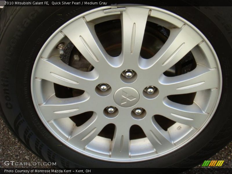 Quick Silver Pearl / Medium Gray 2010 Mitsubishi Galant FE