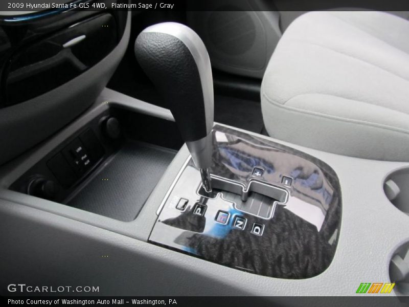 Platinum Sage / Gray 2009 Hyundai Santa Fe GLS 4WD