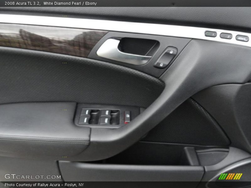 White Diamond Pearl / Ebony 2008 Acura TL 3.2