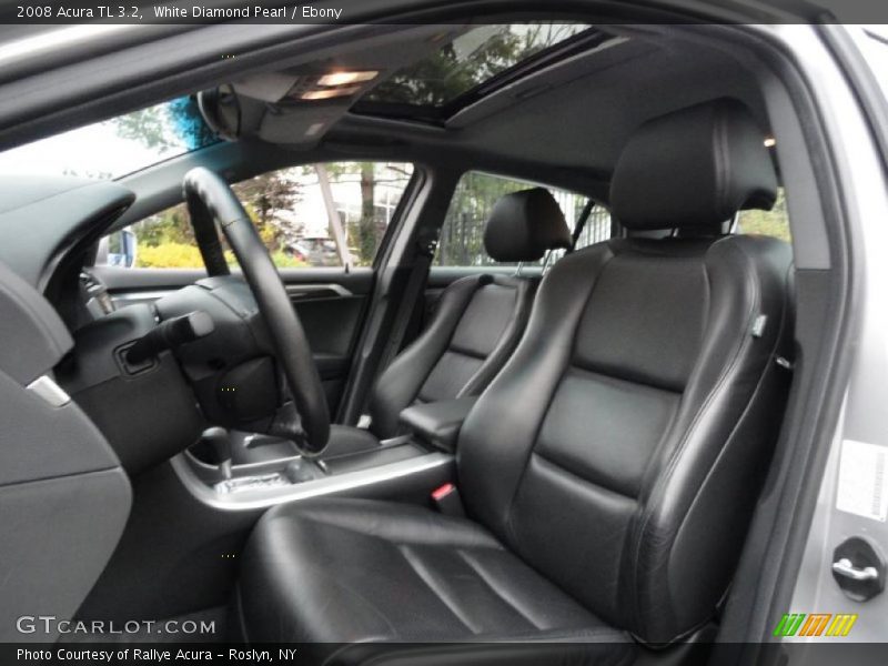 White Diamond Pearl / Ebony 2008 Acura TL 3.2