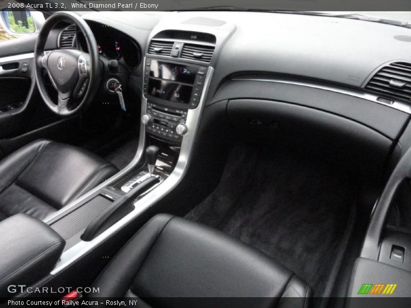 White Diamond Pearl / Ebony 2008 Acura TL 3.2