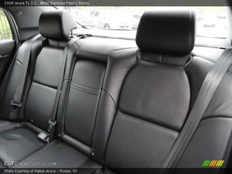 White Diamond Pearl / Ebony 2008 Acura TL 3.2