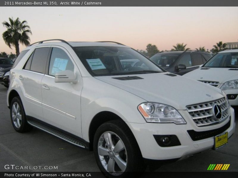 Arctic White / Cashmere 2011 Mercedes-Benz ML 350