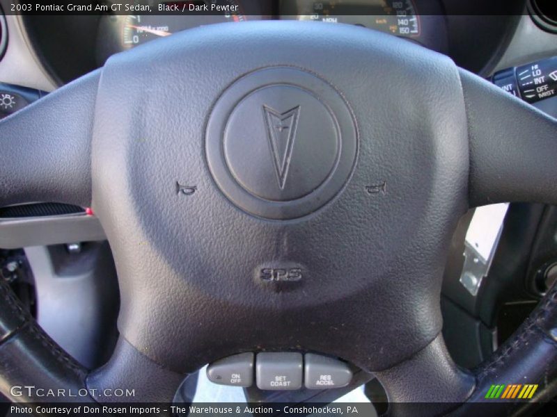 Black / Dark Pewter 2003 Pontiac Grand Am GT Sedan