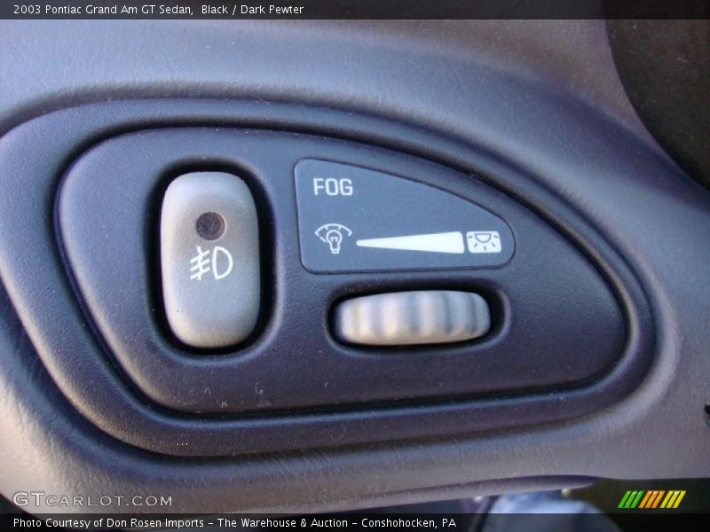 Black / Dark Pewter 2003 Pontiac Grand Am GT Sedan