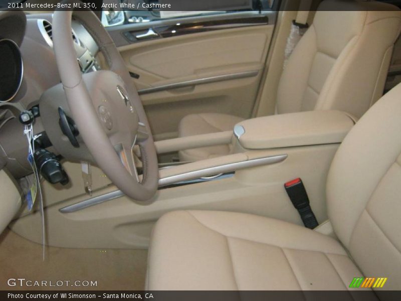 Arctic White / Cashmere 2011 Mercedes-Benz ML 350