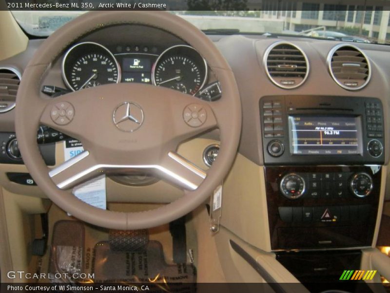 Arctic White / Cashmere 2011 Mercedes-Benz ML 350