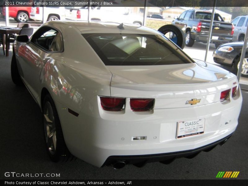 Summit White / Black 2011 Chevrolet Camaro SS/RS Coupe