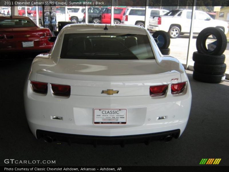 Summit White / Black 2011 Chevrolet Camaro SS/RS Coupe