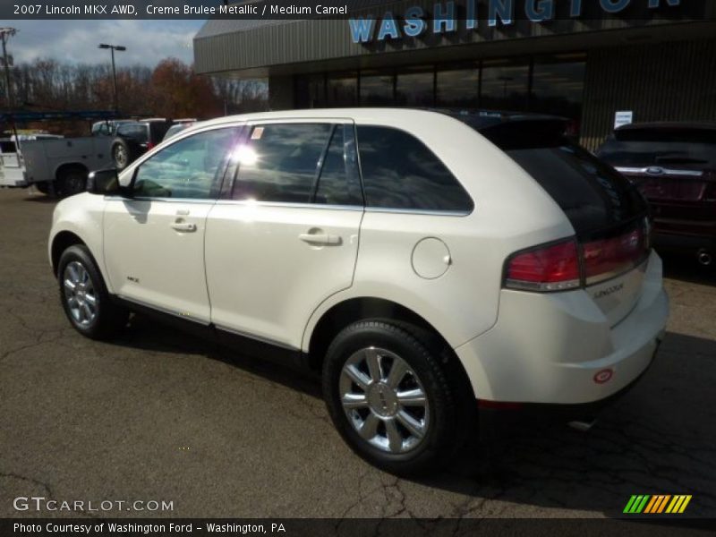 Creme Brulee Metallic / Medium Camel 2007 Lincoln MKX AWD