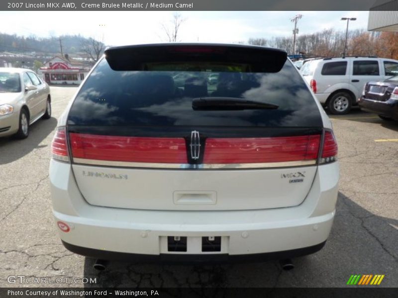 Creme Brulee Metallic / Medium Camel 2007 Lincoln MKX AWD