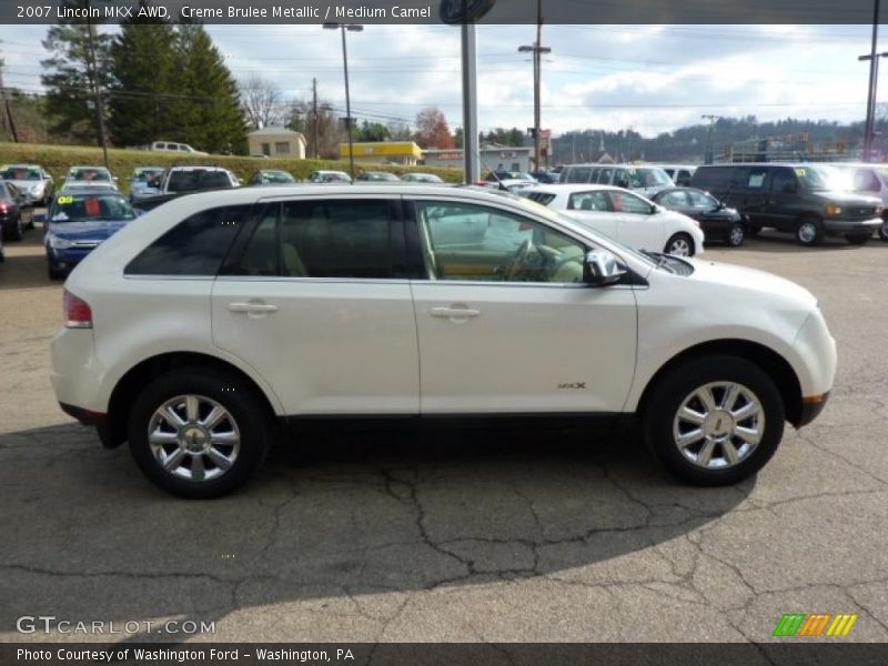 Creme Brulee Metallic / Medium Camel 2007 Lincoln MKX AWD