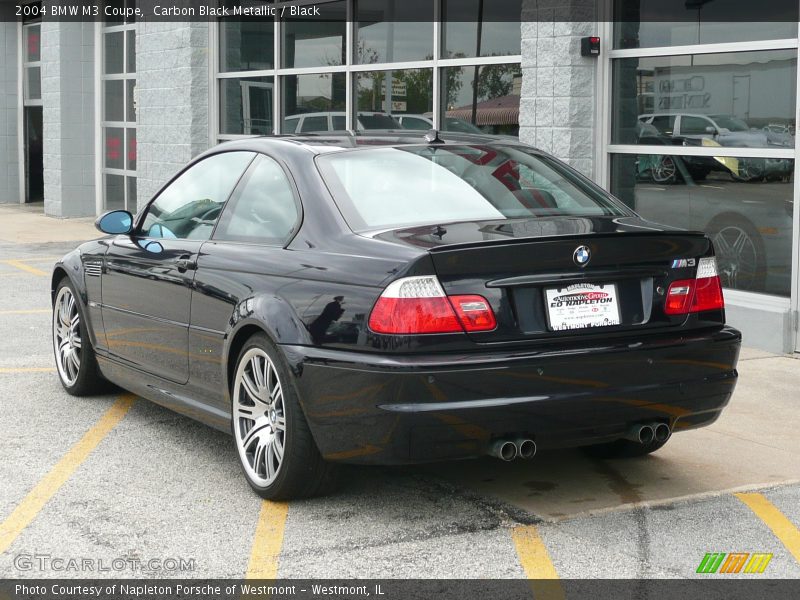 Carbon Black Metallic / Black 2004 BMW M3 Coupe
