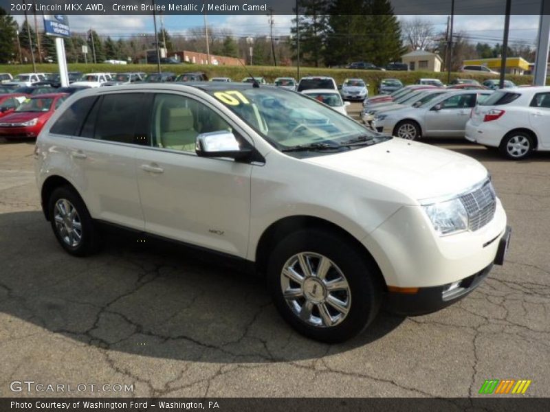 Creme Brulee Metallic / Medium Camel 2007 Lincoln MKX AWD