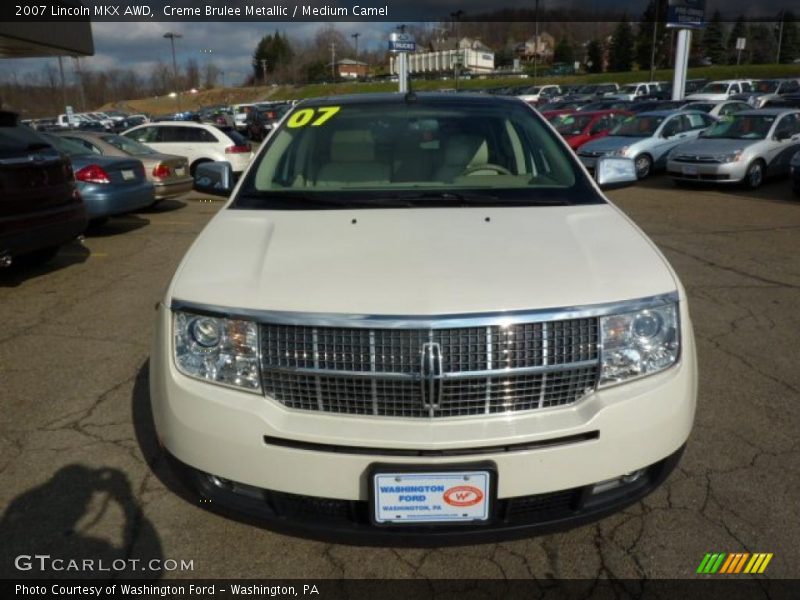 Creme Brulee Metallic / Medium Camel 2007 Lincoln MKX AWD