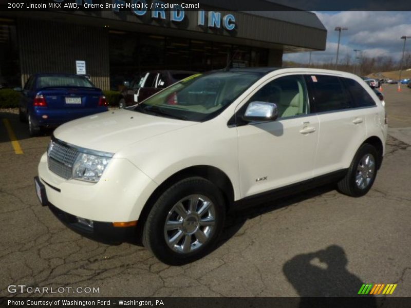 Creme Brulee Metallic / Medium Camel 2007 Lincoln MKX AWD