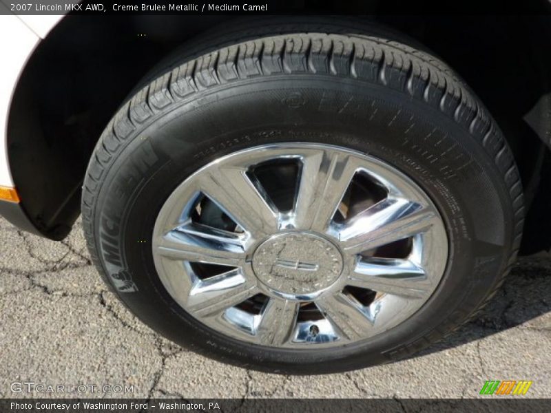 Creme Brulee Metallic / Medium Camel 2007 Lincoln MKX AWD