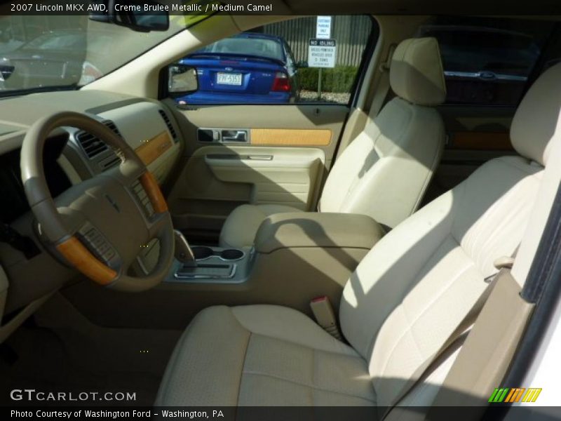 Creme Brulee Metallic / Medium Camel 2007 Lincoln MKX AWD