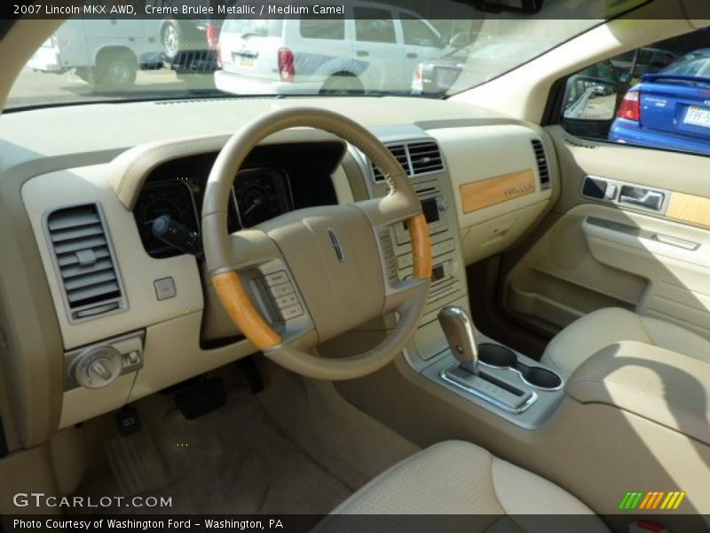 Creme Brulee Metallic / Medium Camel 2007 Lincoln MKX AWD