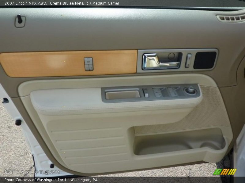 Creme Brulee Metallic / Medium Camel 2007 Lincoln MKX AWD