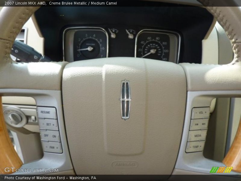 Creme Brulee Metallic / Medium Camel 2007 Lincoln MKX AWD