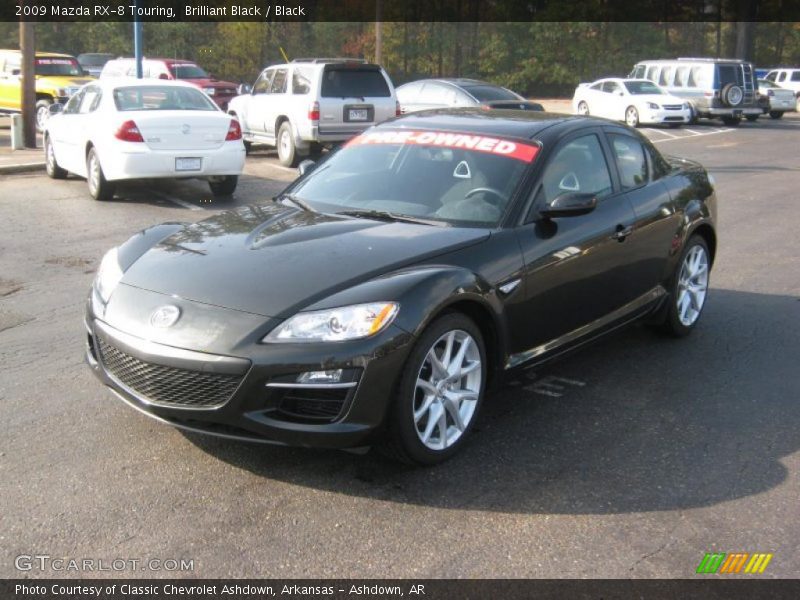 Brilliant Black / Black 2009 Mazda RX-8 Touring