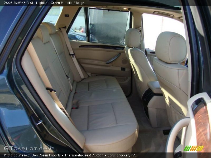 Highland Green Metallic / Beige 2006 BMW X5 3.0i
