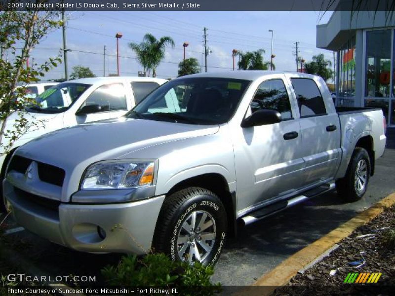Sierra Silver Metallic / Slate 2008 Mitsubishi Raider LS Double Cab