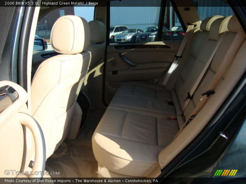 Highland Green Metallic / Beige 2006 BMW X5 3.0i
