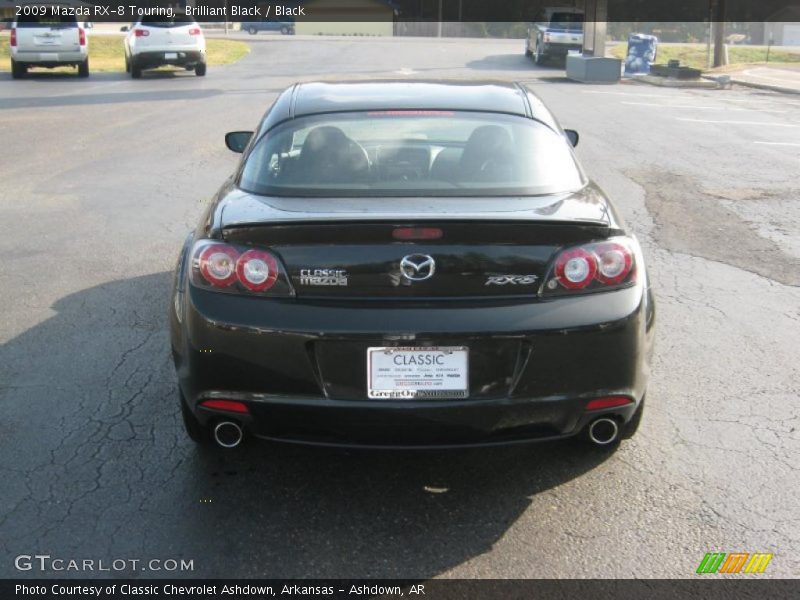 Brilliant Black / Black 2009 Mazda RX-8 Touring