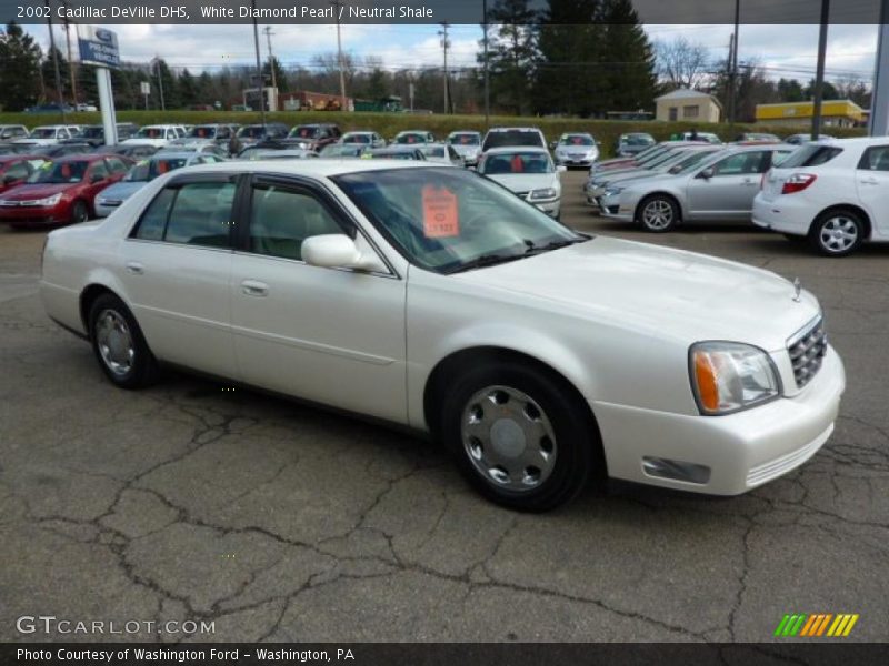 White Diamond Pearl / Neutral Shale 2002 Cadillac DeVille DHS