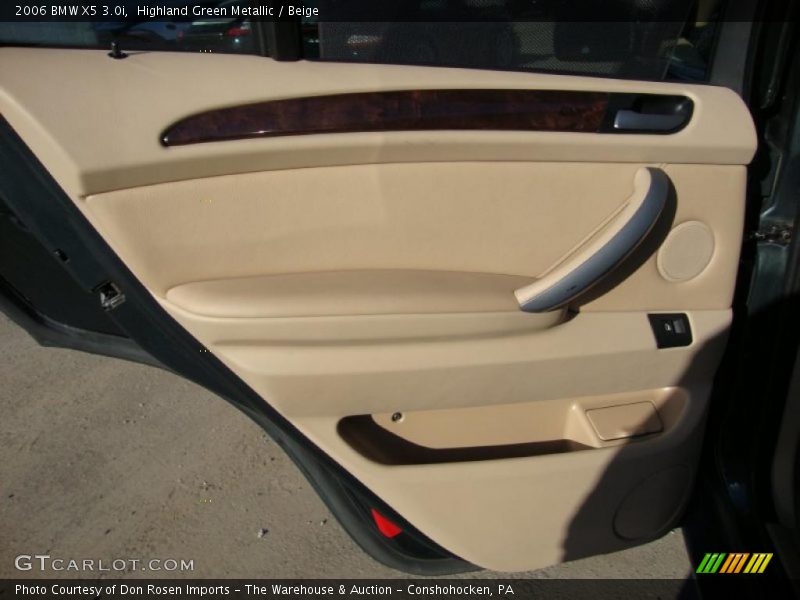 Highland Green Metallic / Beige 2006 BMW X5 3.0i