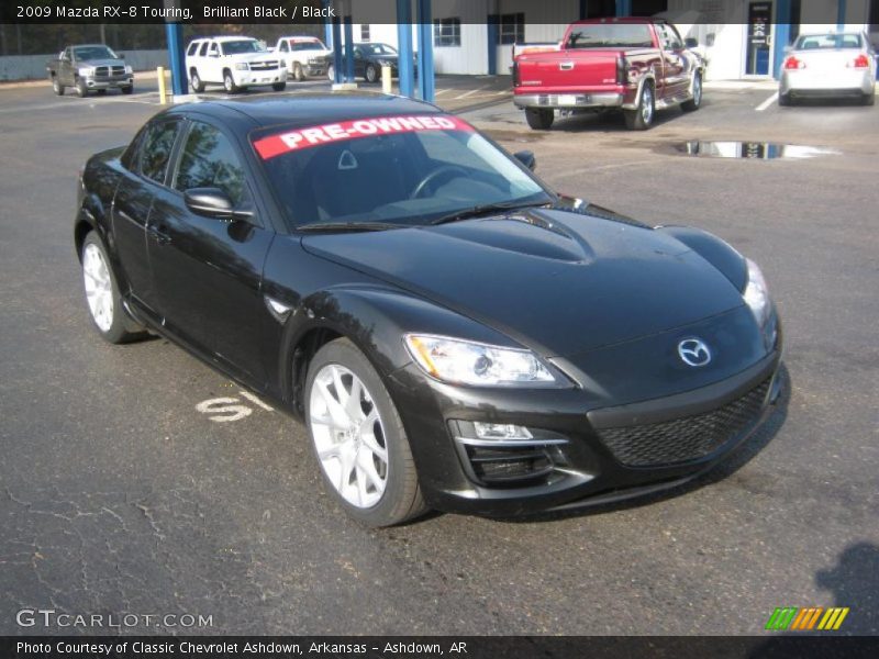 Brilliant Black / Black 2009 Mazda RX-8 Touring