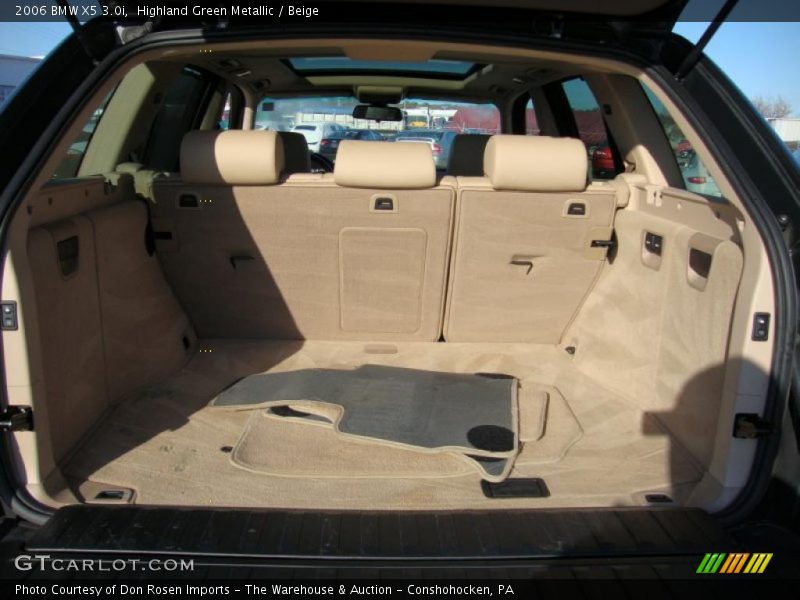 Highland Green Metallic / Beige 2006 BMW X5 3.0i