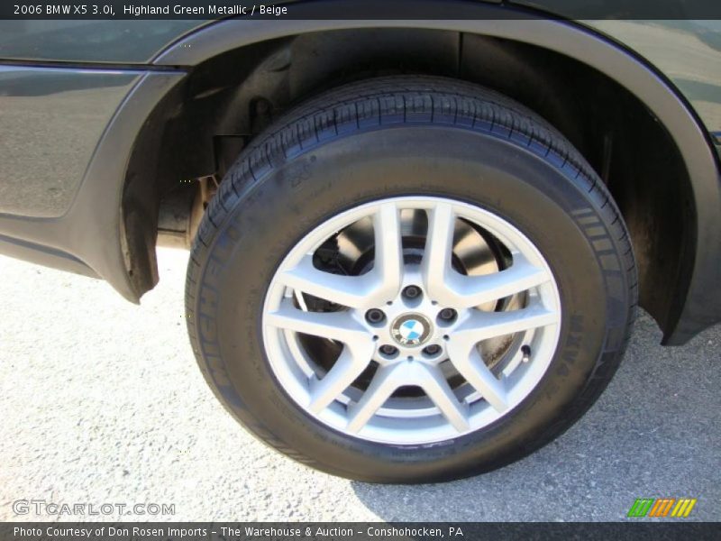 Highland Green Metallic / Beige 2006 BMW X5 3.0i