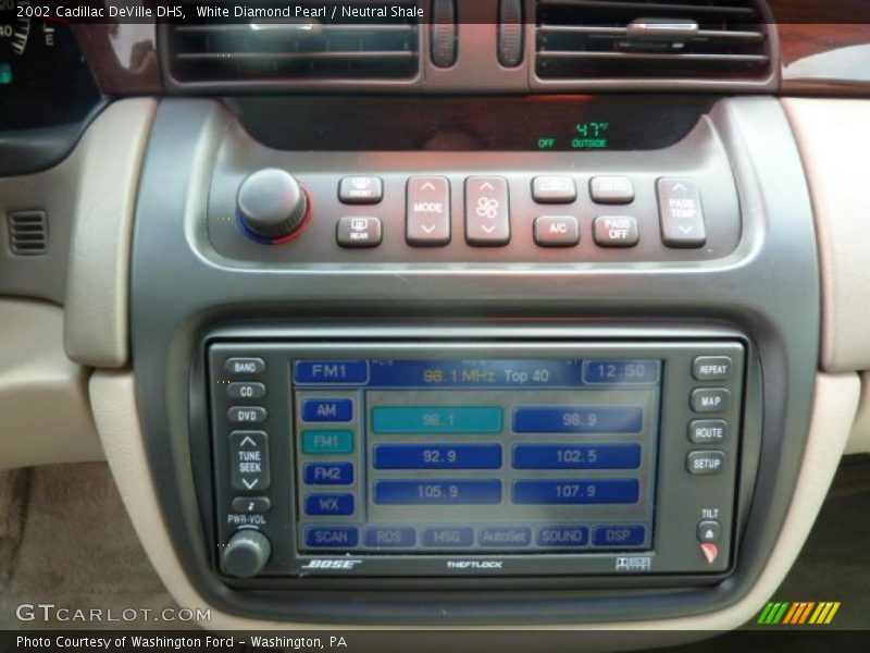 Controls of 2002 DeVille DHS