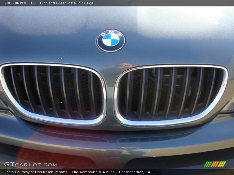 Highland Green Metallic / Beige 2006 BMW X5 3.0i