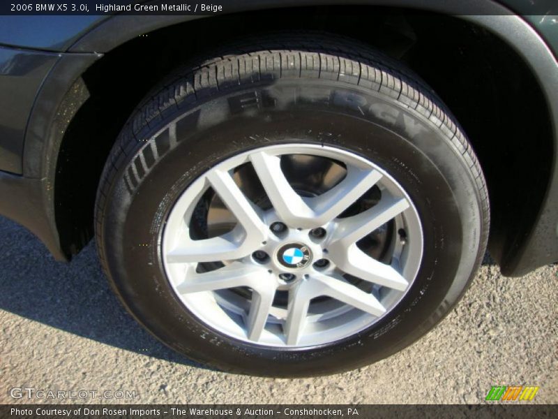 Highland Green Metallic / Beige 2006 BMW X5 3.0i