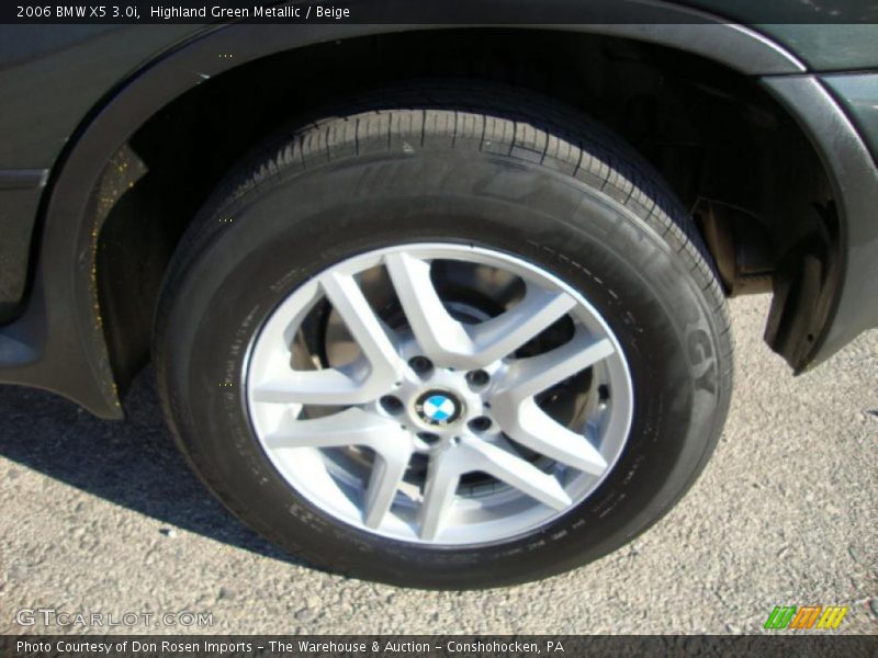 Highland Green Metallic / Beige 2006 BMW X5 3.0i