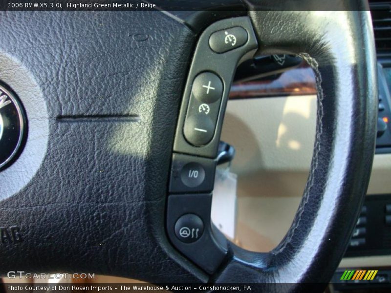 Highland Green Metallic / Beige 2006 BMW X5 3.0i