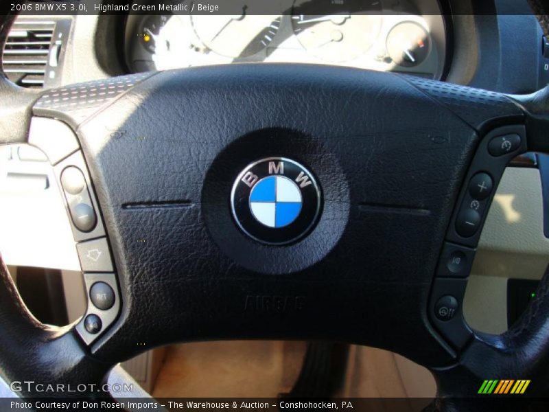 Highland Green Metallic / Beige 2006 BMW X5 3.0i