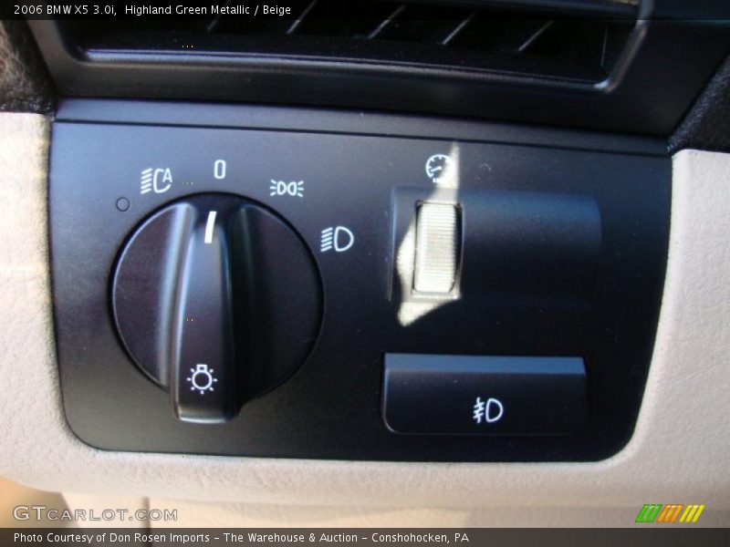 Highland Green Metallic / Beige 2006 BMW X5 3.0i