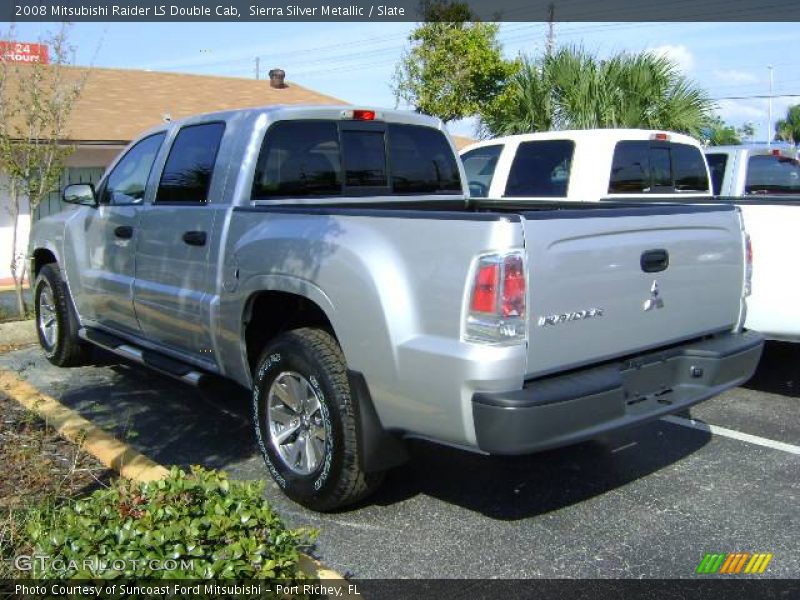 Sierra Silver Metallic / Slate 2008 Mitsubishi Raider LS Double Cab