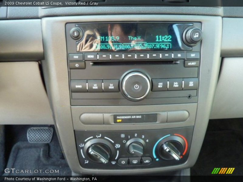 Controls of 2009 Cobalt LS Coupe